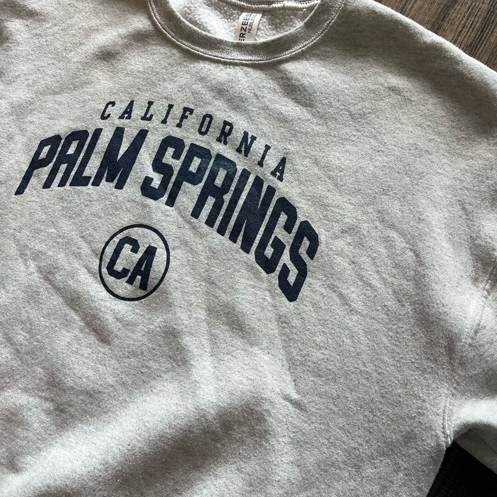 Jerzees Gray Crewneck Sweater - Picture 2 of 8